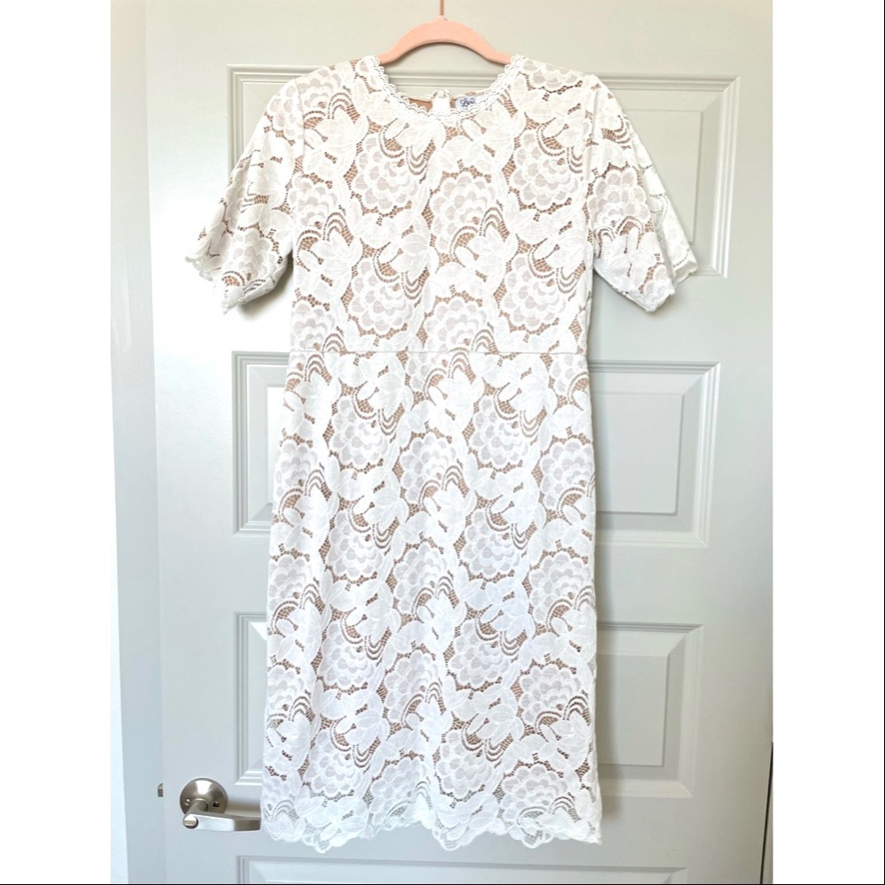 Boutique White Lace Dress